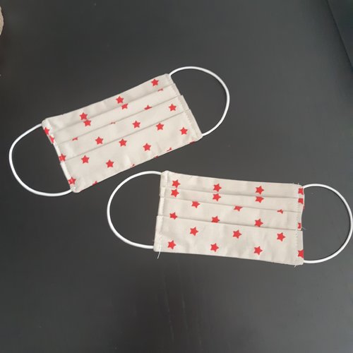 Masque de protection lavable en coton