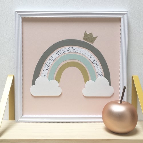 Tableau Chambre Enfant Deco Arc En Ciel Un Grand Marche