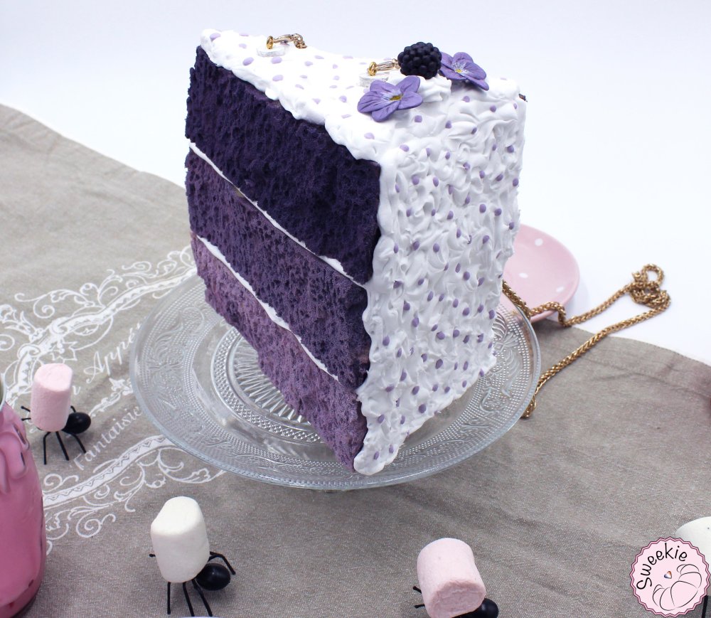 Pochette Part De Gateau A La Violette Un Grand Marche