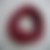 2,80 m  galon passementerie soutache couleur rouge grenat