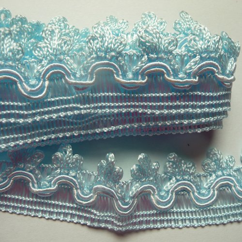 1,20 m d'un beau galon de passementerie couleur bleu ciel