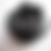 2 m d'un ravissant ruban en satin fantaisie, couleur noire