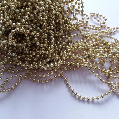 Ruban de perles dorées, à coudre, à coller, pour vos créations textiles, customismation, home-déco