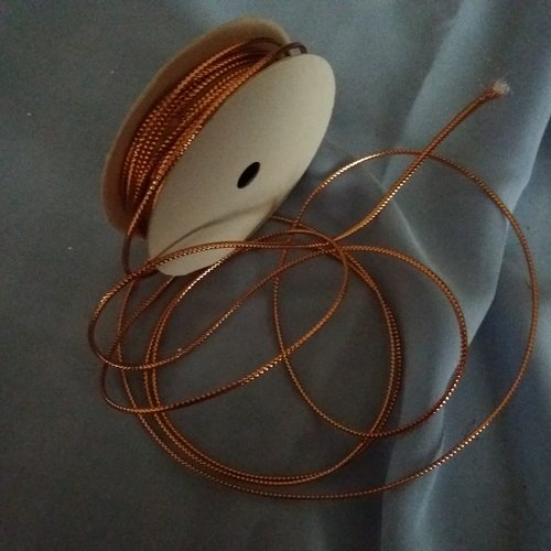 4,3 m cordelette fine, cuivrée, pour décoration, noeuds, présentation cadeaux, embellissements, créations diversese