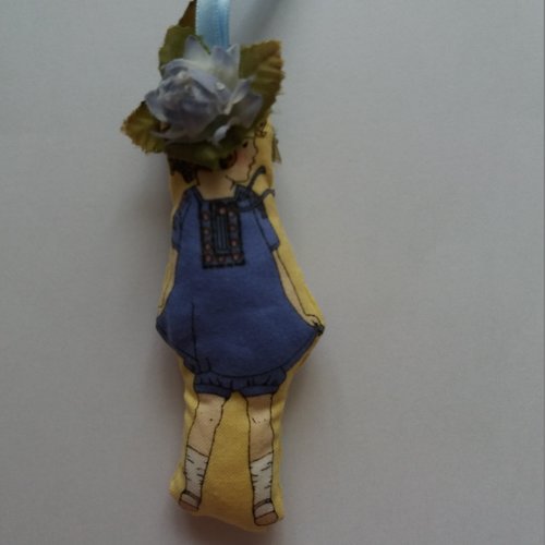 Poupette rétro en tissu rembourrée fibres synthétiques (n° 9)