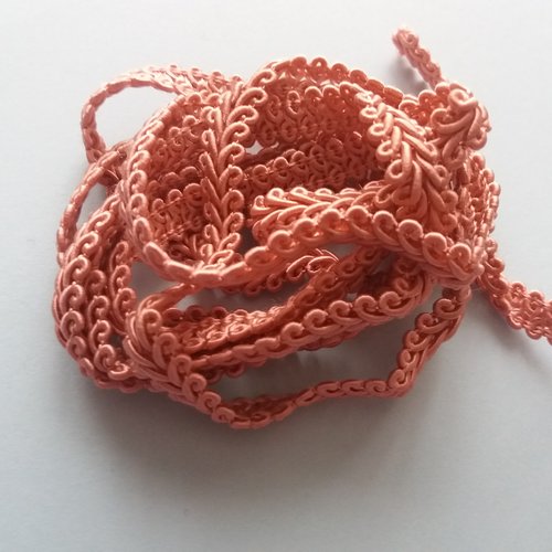 Ruban galon passementerie fantaisie 1,5 m x 1 cm - couleur rose - couture, petites finitions, customisation, loisirs créatifs