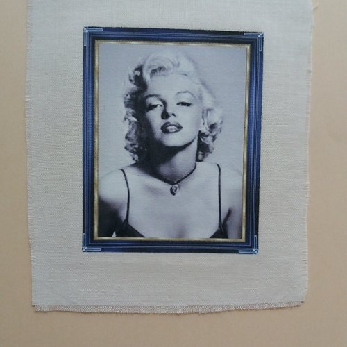 Transfert textile marilyn monroe, réf. 1 - créations textiles, customisation, couture - décoration,...