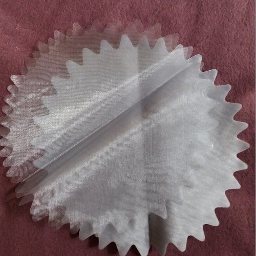 20 ronds tulles pour dragées - bonbonnières mariage, couleur grise