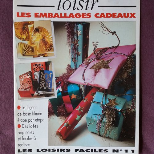 Livre "les emballages cadeaux" - collection "magic loisir" n° 11 - loisirs créatifs