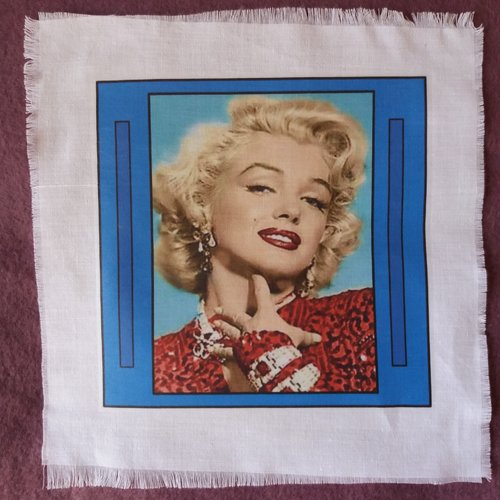 Appliqué transfert textile  marilyn monroe réf. 4, créations textiles, embellissements, home-déco, mixed-media, projets créatifs
