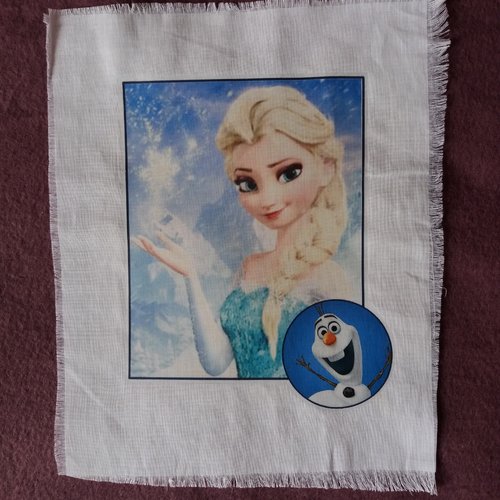 Transfert personnage dessin animé - créations textiles pour enfants,