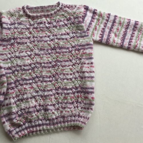Pull enfant bariolé taille 3 ans