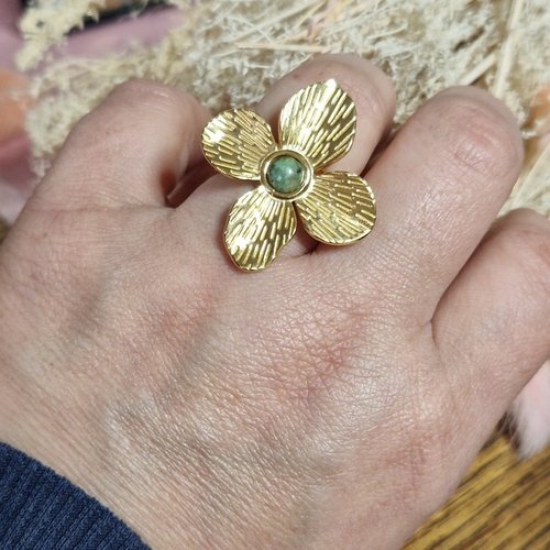 Bague femme fleur
