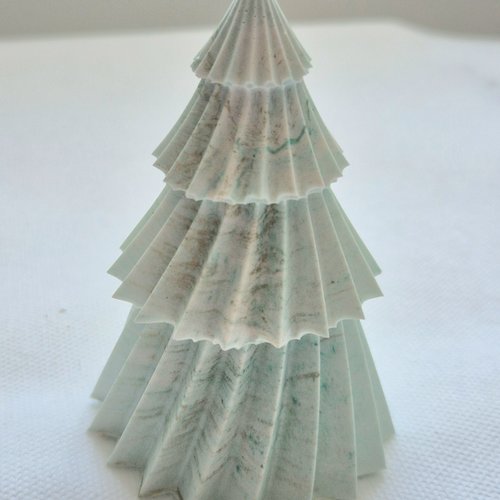 Sapin décoration de noël en jesmonite