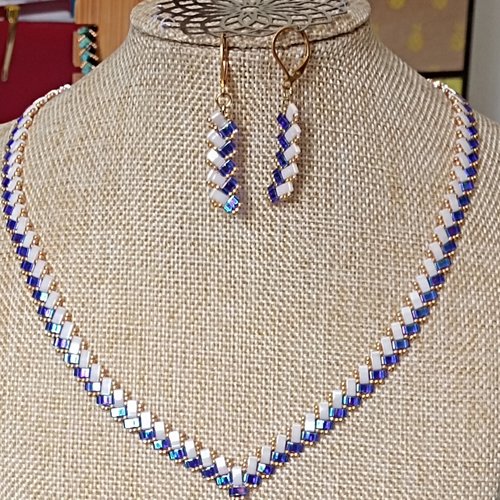 Parure  chevron miyuki   a559