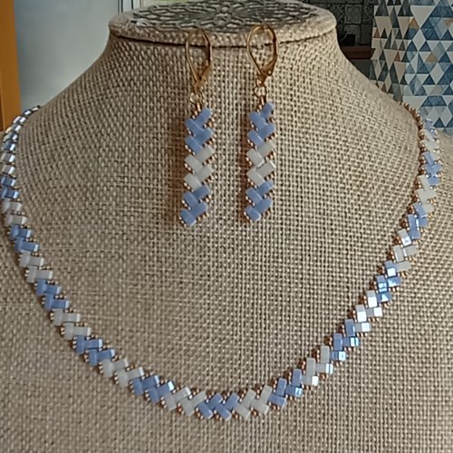 Parure  chevron miyuki   a569