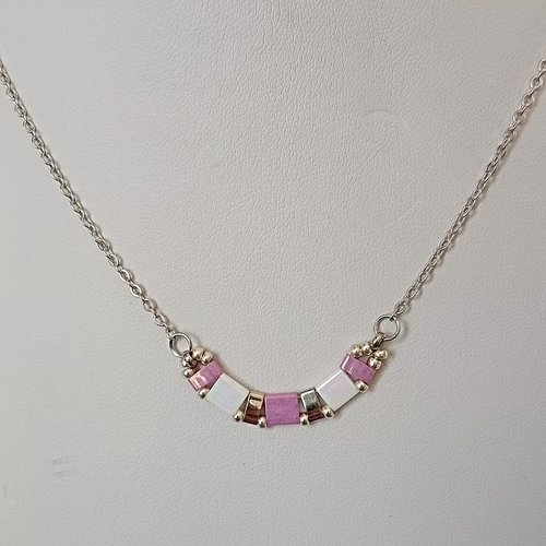 Collier  perles tila  a585