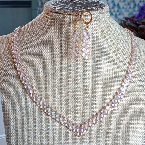 Parure  chevron miyuki   a600