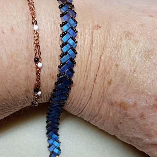 Bracelet chevron miyuki   a607