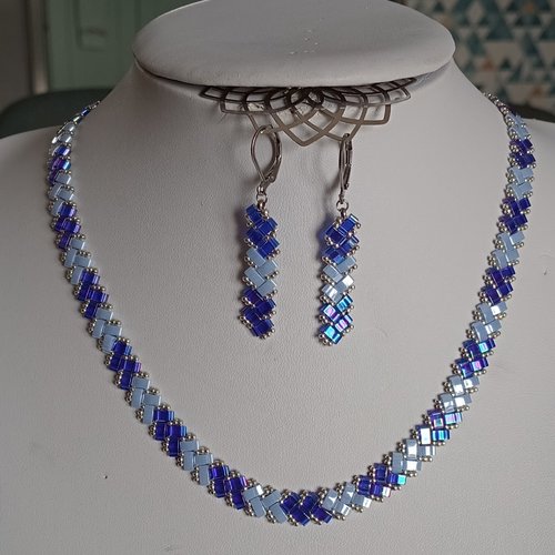 Parure  chevron miyuki   a610