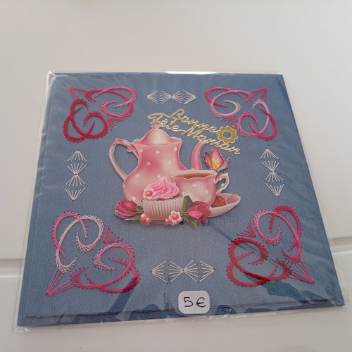 Carte brodée 3d a 127