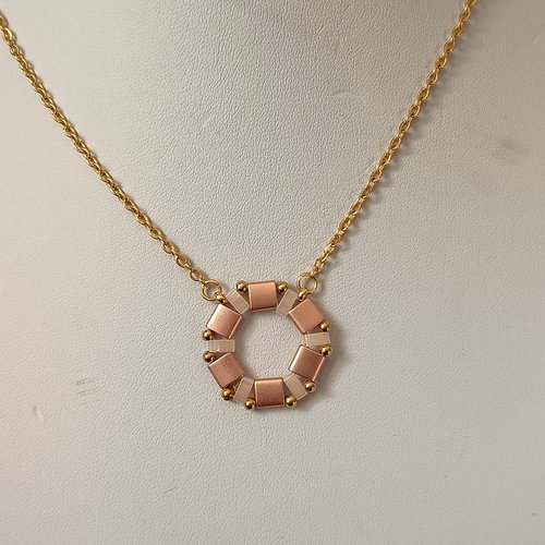 Collier  perles tila  a635