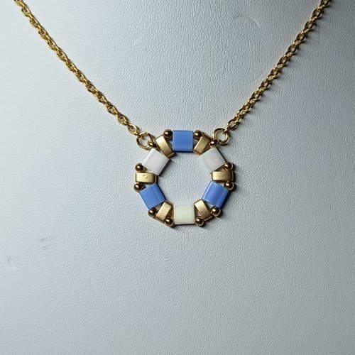 Collier  perles tila  a638
