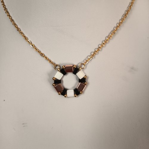 Collier  perles tila  a641