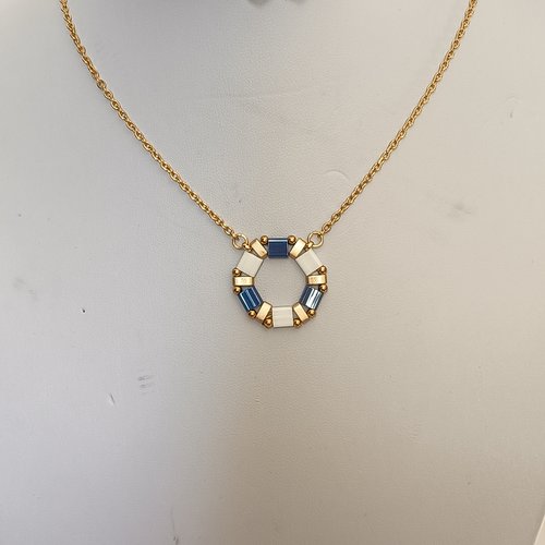 Collier  perles tila  a642