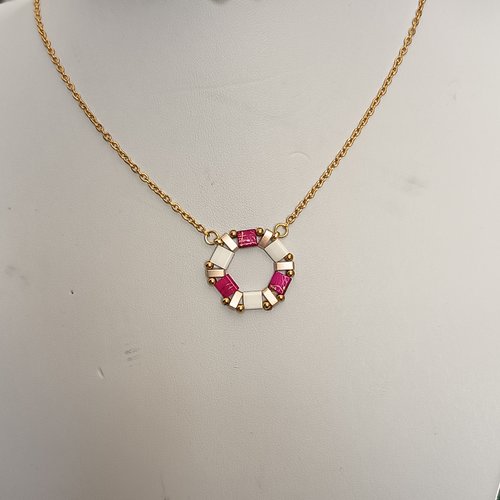 Collier  perles tila  a643