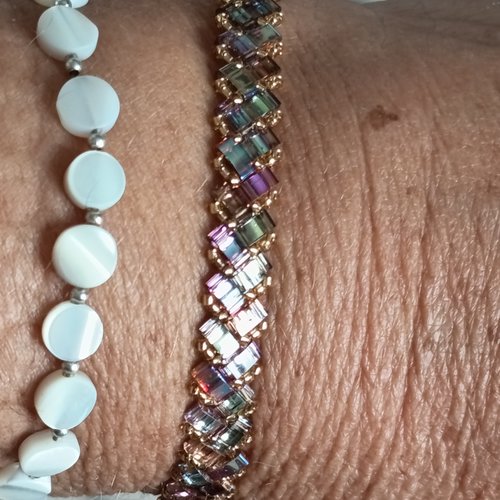 Bracelet chevron miyuki   a650