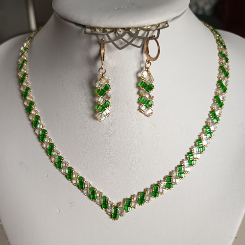 Parure  chevron miyuki   a660