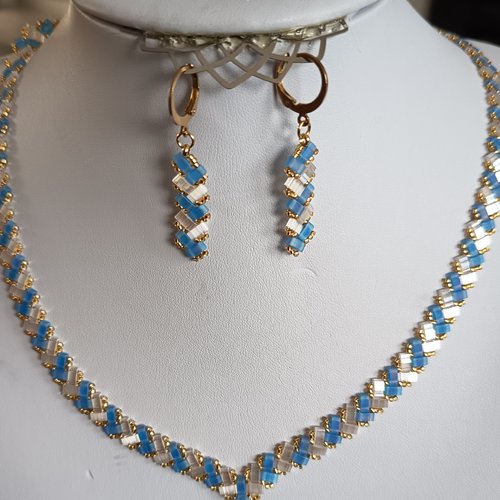 Parure  chevron miyuki   a662