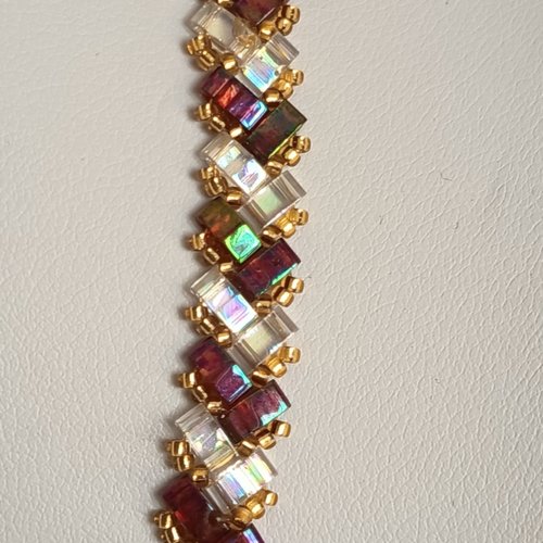 Bracelet chevron miyuki   a666