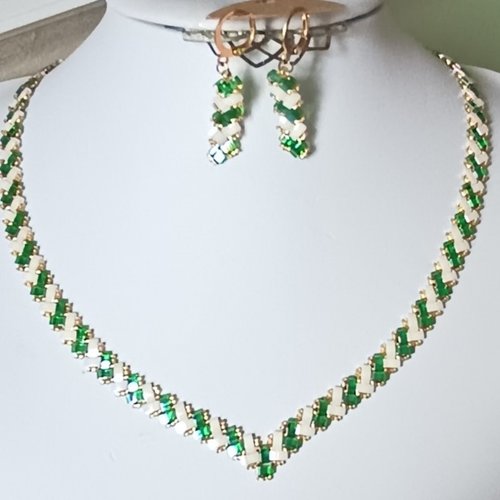 Parure  chevron miyuki   a675