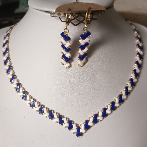 Parure  chevron miyuki   a676