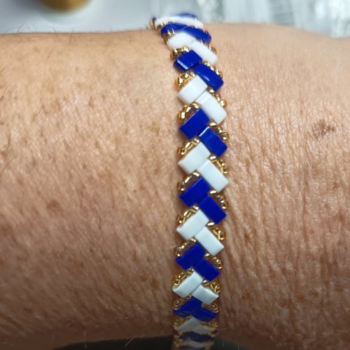 Bracelet chevron miyuki   a677