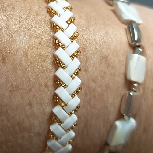 Bracelet chevron miyuki   a680