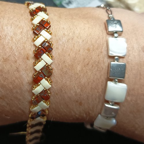 Bracelet chevron miyuki   a682