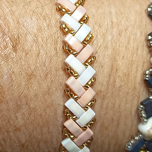 Bracelet chevron miyuki   a683