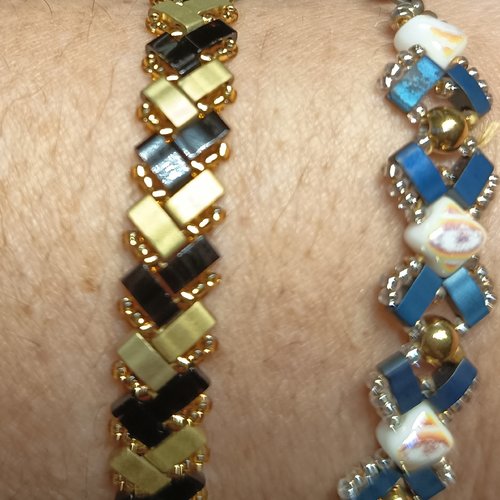Bracelet chevron miyuki   a684