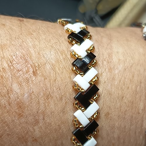 Bracelet chevron miyuki   a685