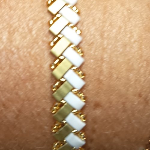Bracelet chevron miyuki   a687