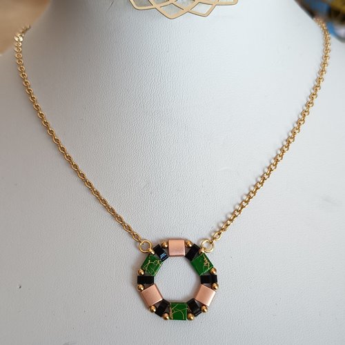 Collier  perles tila  a689
