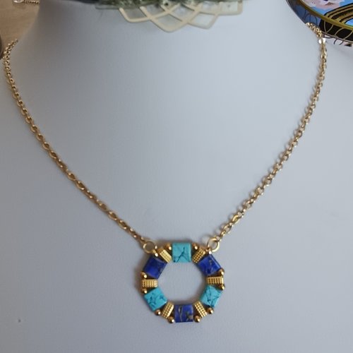Collier  perles tila  a695