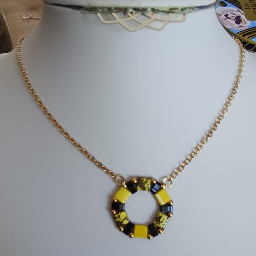 Collier  perles tila  a696