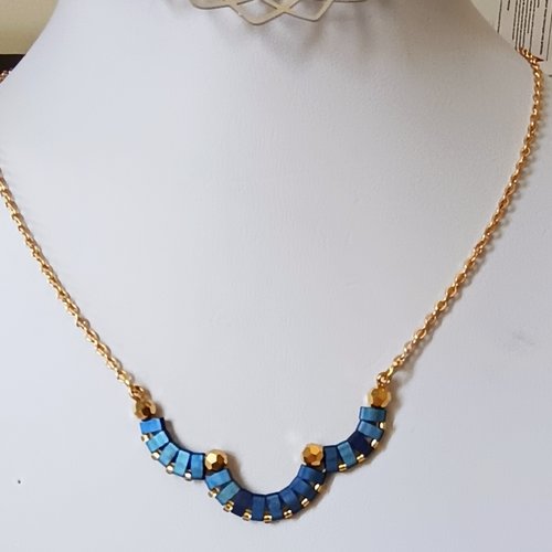 Collier  perles half  tila  a720
