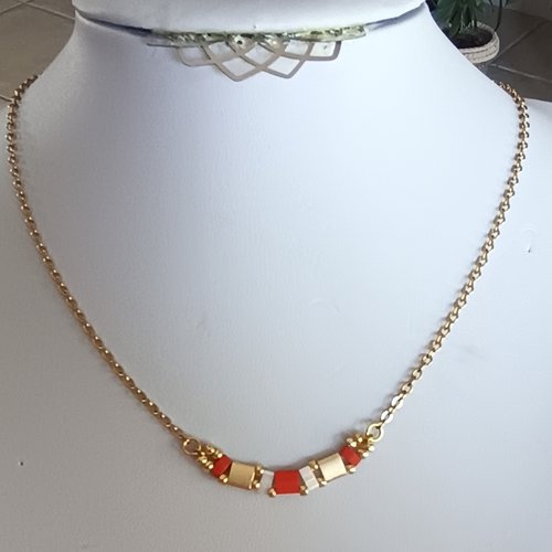 Collier  perles tila  a706