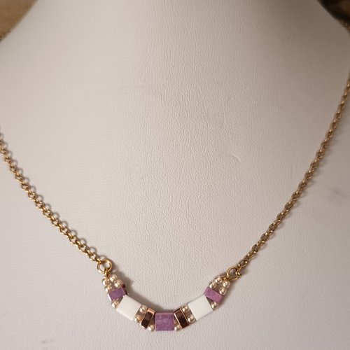 Collier  perles tila  a708