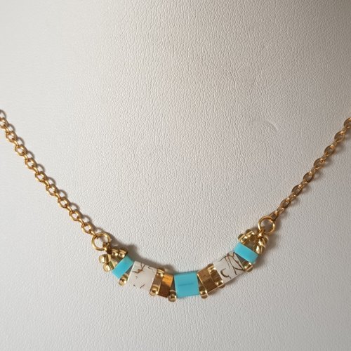 Collier  perles tila  a711